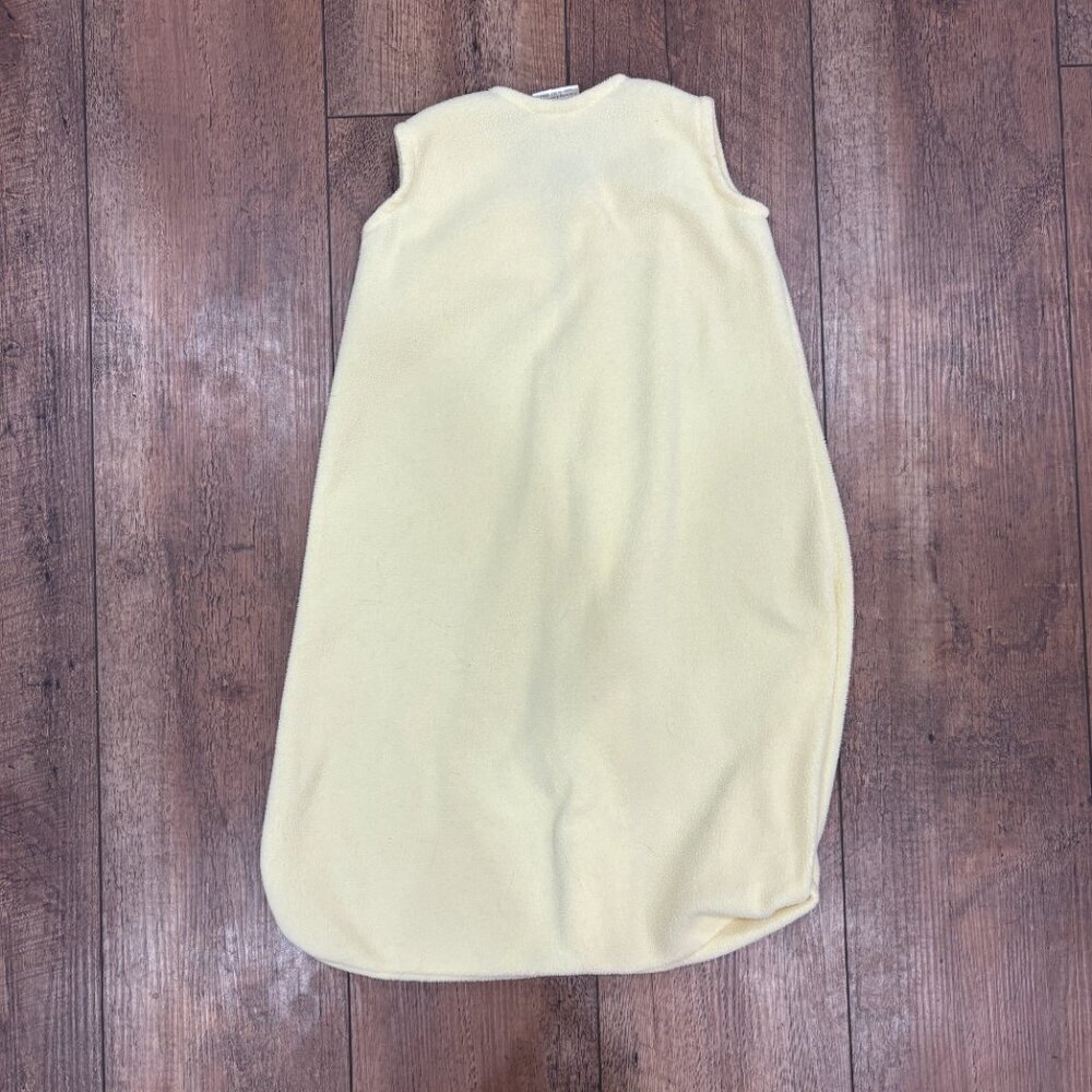 Halo Sleepsack Size Small 0-6 Months Yellow Unisex Pajamas Back To Sleep FullZip - Picture 5 of 5